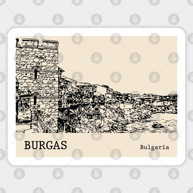 Burgas Bulgaria Sticker by Lakeric